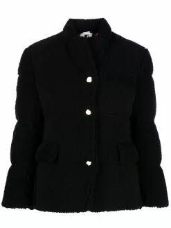 Thom Browne padded shearling sport coat