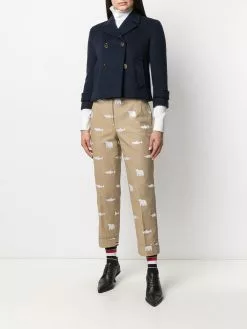 Thom Browne notched-lapel double-breasted jacket