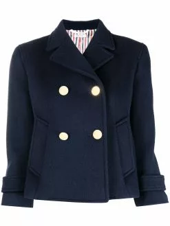 Thom Browne notched-lapel double-breasted jacket