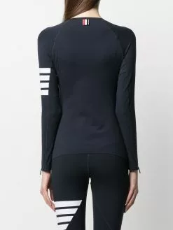 Thom Browne 4-Bar compression long sleeve top