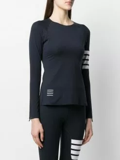 Thom Browne 4-Bar compression long sleeve top