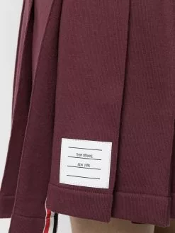 Thom Browne pleated cotton miniskirt