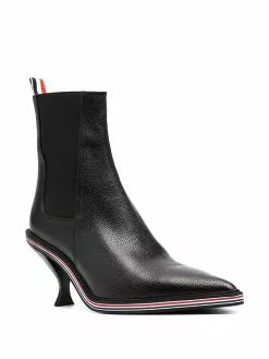 Thom Browne wing-tip chelsea boot with sculpted heel