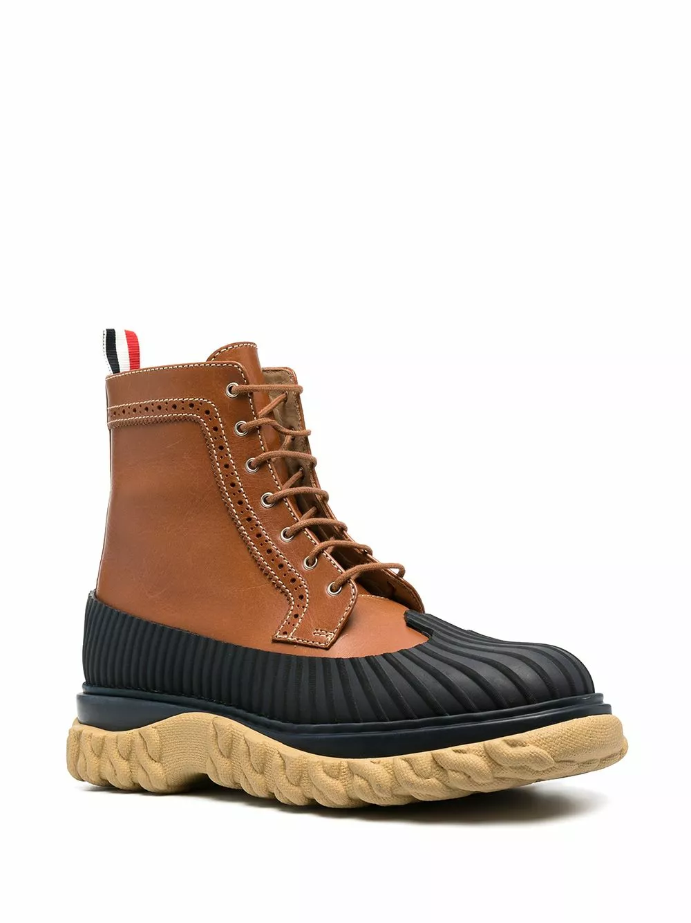 Thom Browne Duck longwing lace up ankle boots of women 2 Thom Browne Duck longwing lace-up ankle boots