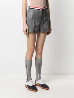 Thom Browne RWB-stripe high-waisted shorts