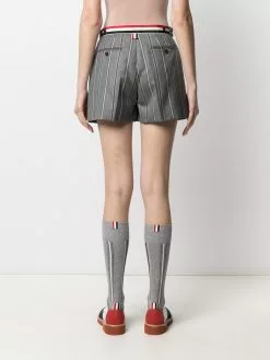 Thom Browne RWB-stripe high-waisted shorts