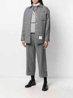 Thom Browne oversized padded shirt jacket