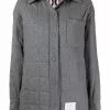 Thom Browne oversized padded shirt jacket