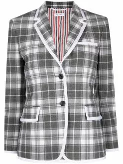 Thom Browne tartan flannel sport coat