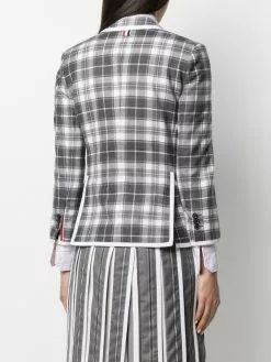 Thom Browne tartan flannel sport coat
