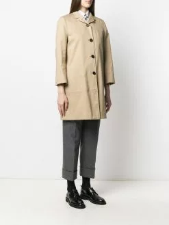 Thom Browne single-breasted midi coat