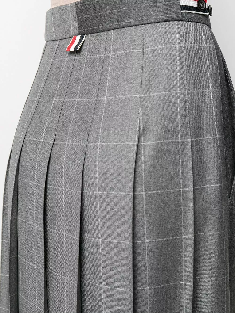 Thom Browne Pinstripe pleated sack skirt full skirts of women 5 Thom Browne pinstripe pleated sack skirt