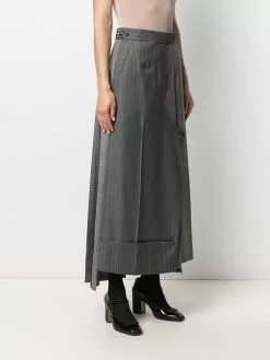Thom Browne Pinstripe pleated sack skirt full skirts of women 7 Thom Browne pinstripe pleated sack skirt