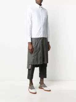 Thom Browne pleated skirt button-down shirt