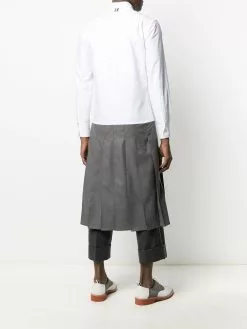 Thom Browne pleated skirt button-down shirt