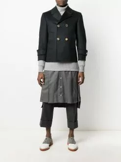 Thom Browne pleated skirt button-down shirt