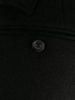 Thom Browne cropped exposed stitching trousers