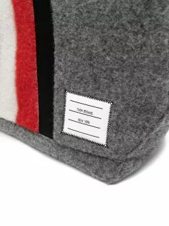 Thom Browne Striped felt tote bag tote bags of men 8 Thom Browne striped felt tote bag