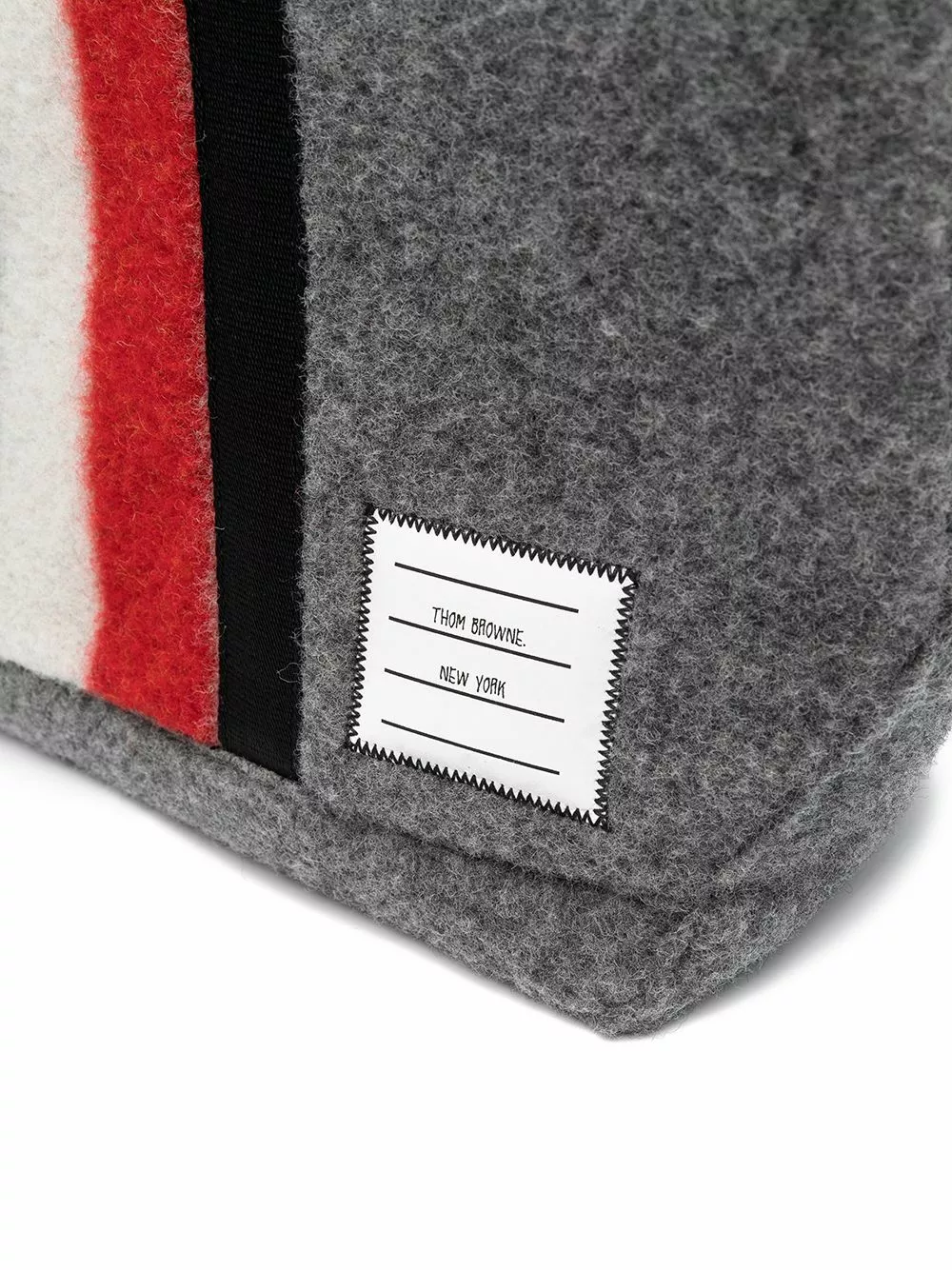 Thom Browne Striped felt tote bag tote bags of men 4 Thom Browne striped felt tote bag