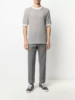 Thom Browne knitted cashmere T-shirt