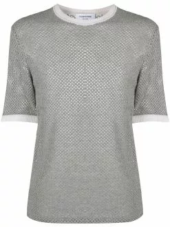 Thom Browne knitted cashmere T-shirt