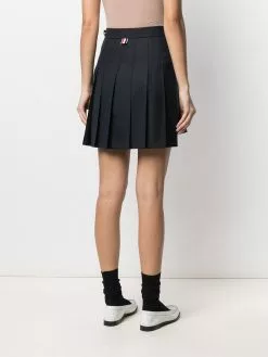 Thom Browne Dropped back mini pleated skirt asymmetric & draped skirts of women 8 Thom Browne dropped back mini pleated skirt