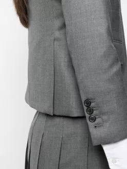 Thom Browne notched-lapel single-breasted blazer