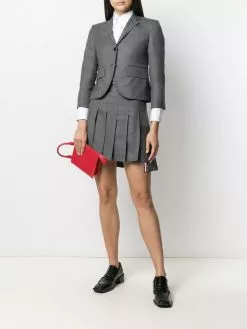 Thom Browne notched-lapel single-breasted blazer