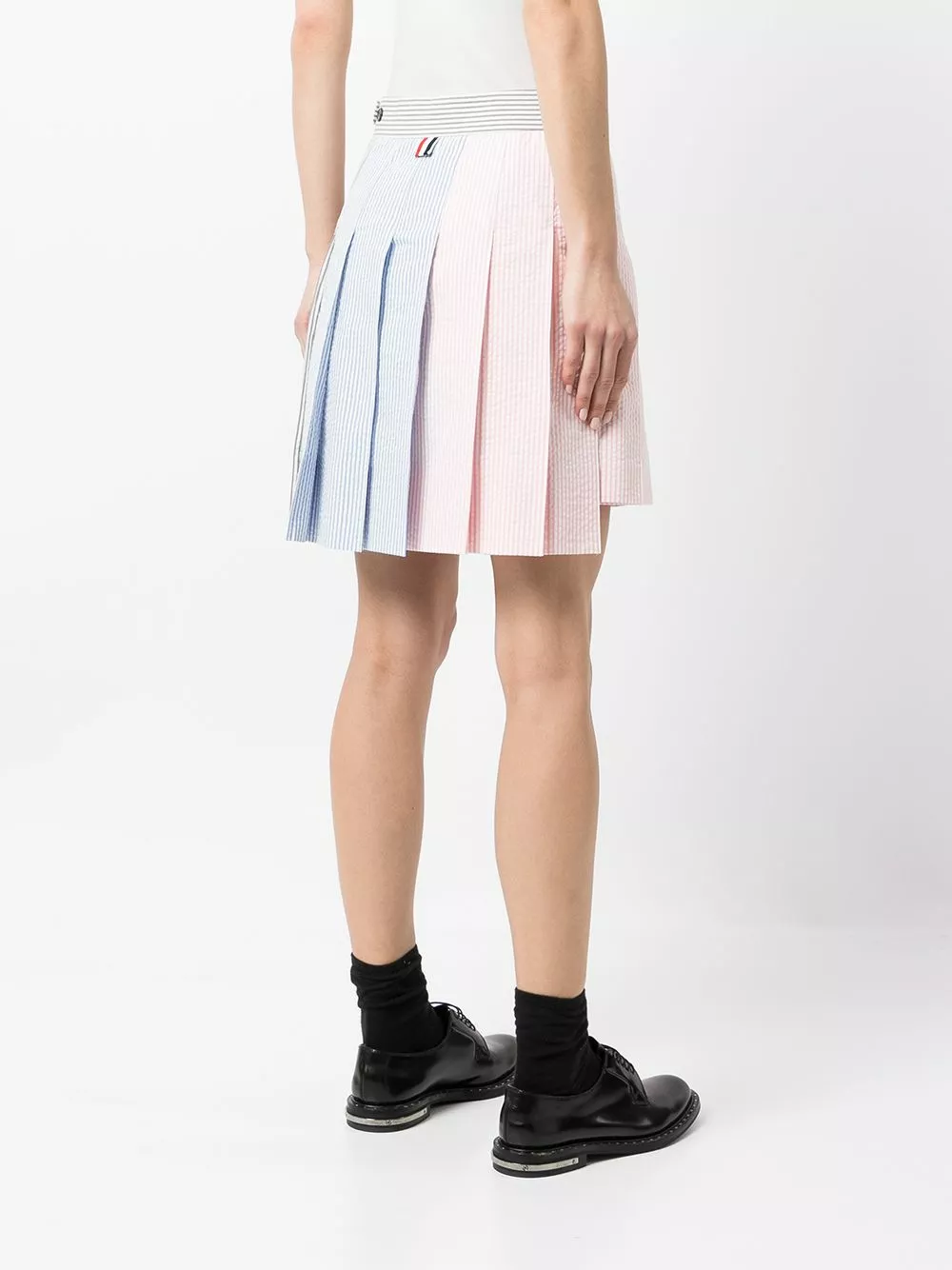 Thom Browne Pinstripe pleated skirt pleated skirts of women 4 Thom Browne pinstripe pleated skirt