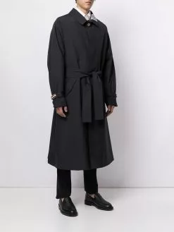 Thom Browne belted trench coat