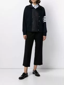 Thom Browne 4-Bar zip-up jacket