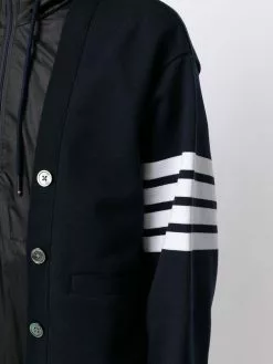 Thom Browne 4-Bar zip-up jacket