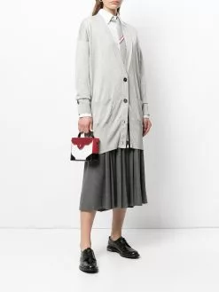 Thom Browne RWB stripe buttoned cardigan