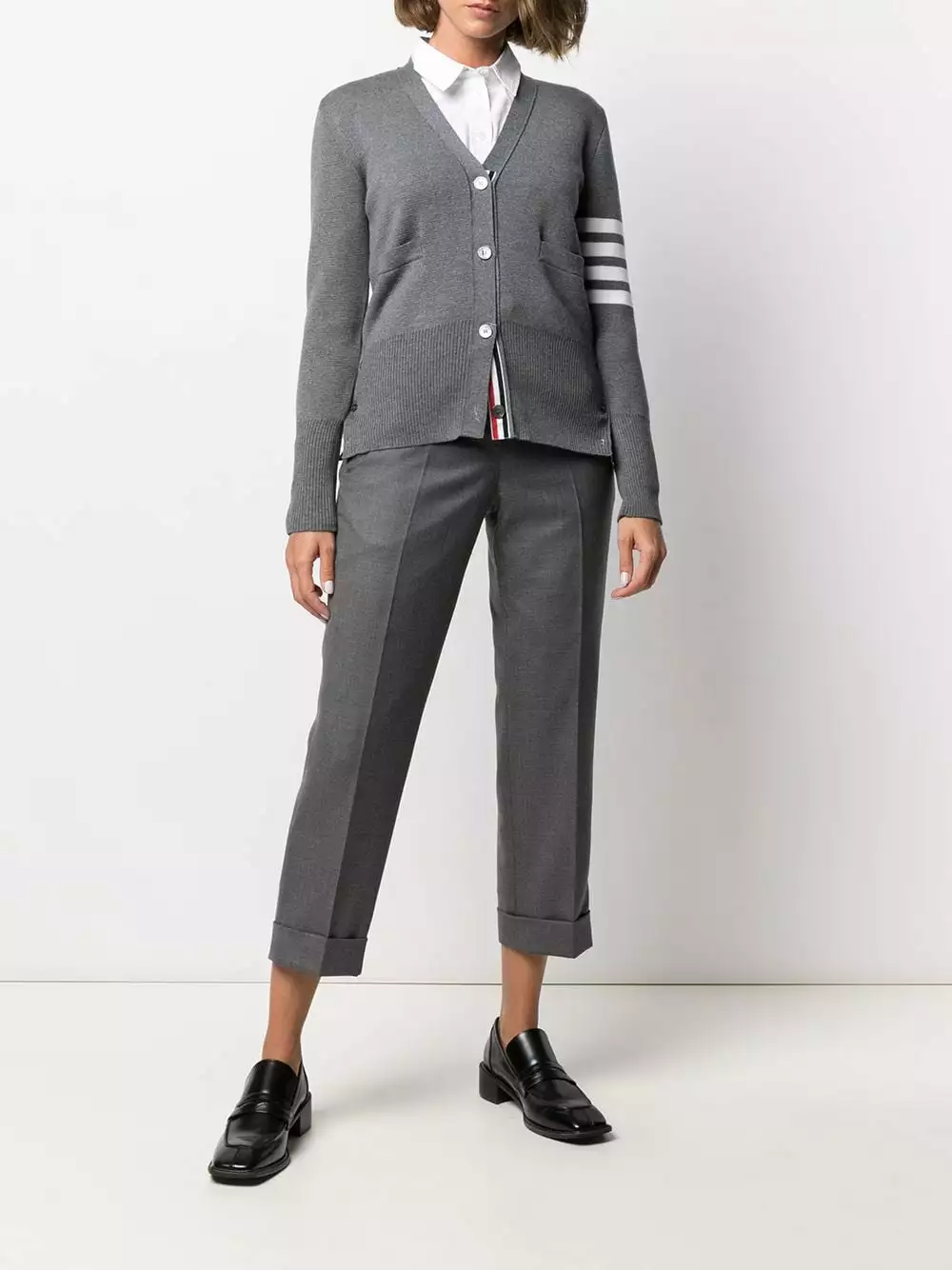 Thom Browne Straight leg trousers slacks of women 2 Thom Browne straight-leg trousers