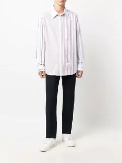Thom Browne panelled striped shirt