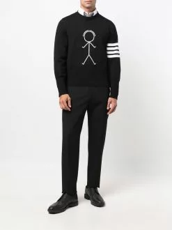 Thom Browne graphic print jumper