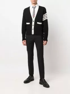 Thom Browne 4-Bar stripe cardigan