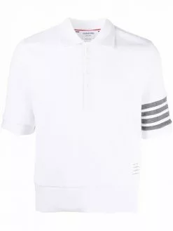 Thom Browne 4-Bar stripe polo shirt