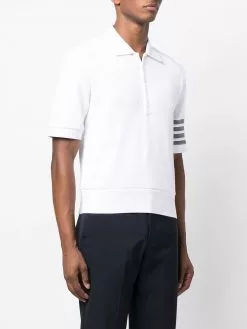 Thom Browne 4-Bar stripe polo shirt