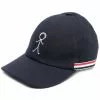 Thom Browne stick-man logo-tape cap