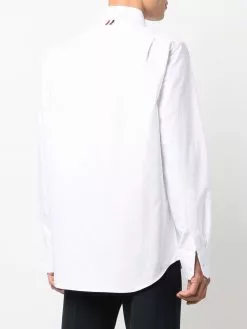 Thom Browne long-sleeve cotton shirt