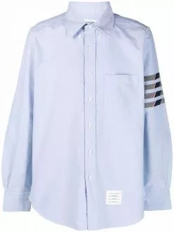 Thom Browne 4-Bar Stripe button-down shirt