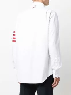 Thom Browne 4-Bar stripe long-sleeve shirt