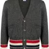 Thom Browne tricolour stripes V-neck cardigan