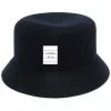 Thom Browne address logo patch bucket hat