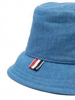 Thom Browne 4-Bar Stripe bucket hat