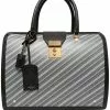 Thom Browne diagonal-stripe briefcase