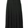 Thom Browne 4-Bar Stripe pleated midi skirt