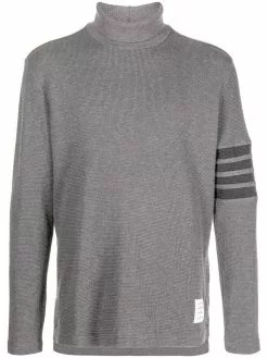 Thom Browne 4-Bar roll-neck jumper