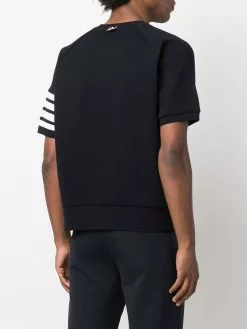 Thom Browne 4-Bar short-sleeve sweatshirt
